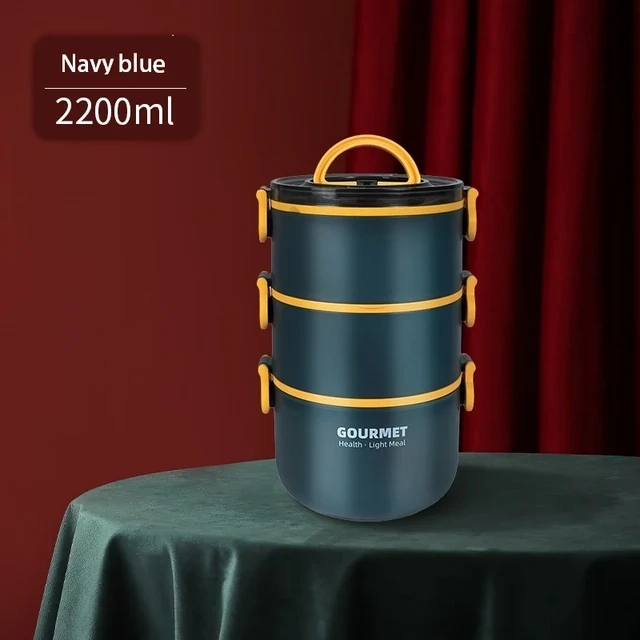 Stainless Steel Round Lunch Box