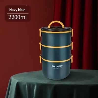 Stainless Steel Round Lunch Box