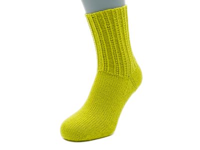 Gestrickte Socken, Größe 39/40, Merino-Wolle, Grün