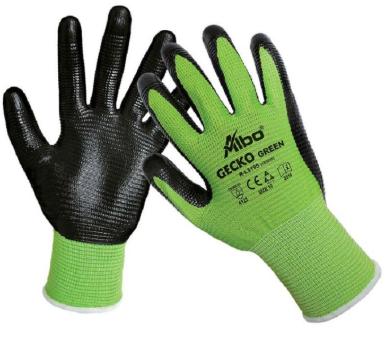 Albo rukavice gecko zelene 10XL
