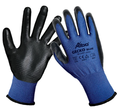 Albo rukavice gecko plave 10XL