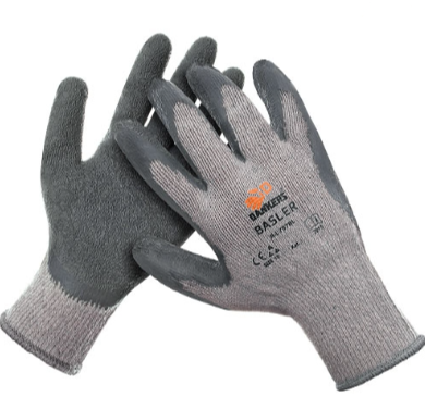 Albo rukavice Basler pletene sive 10XL