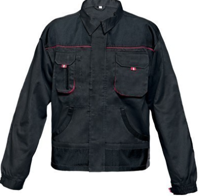 Crna i siva radna bluza Fridrich Oxford