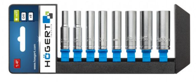 Hogert HT1A886 set nasadnih ključeva dugih 1/4
