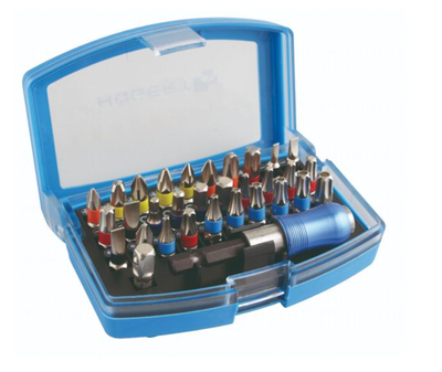 Hogert HT1S400 set bitova od 32 dela, S2 čelik