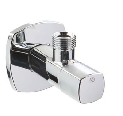 Ugaoni ventil lipstick 1/2&quot;-3/8&quot; anti calc duplo hromirani