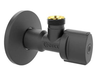 Ugaoni ventil crni 1/2&quot;-3/8&quot;