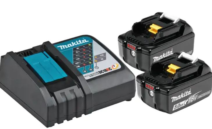 Makita set punjača i baterija BL1850B +  DC18RC