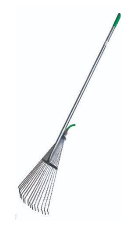 Unitehna teleskopska grabulja za lišće 15 zuba