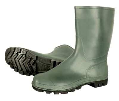 PVC čizma zelena kratka Tronchetto