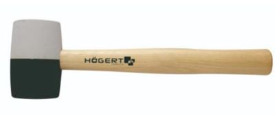Hogert HT3B044 čekić gumeni, drvena drška