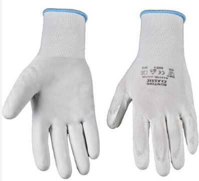 Rukavice bunting bela 10 XL