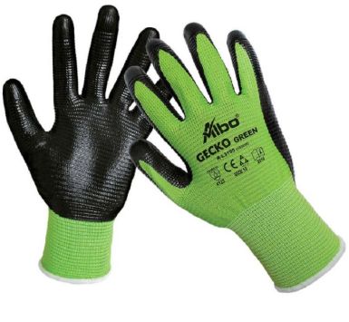 Rukavice gecko zelene 10XL