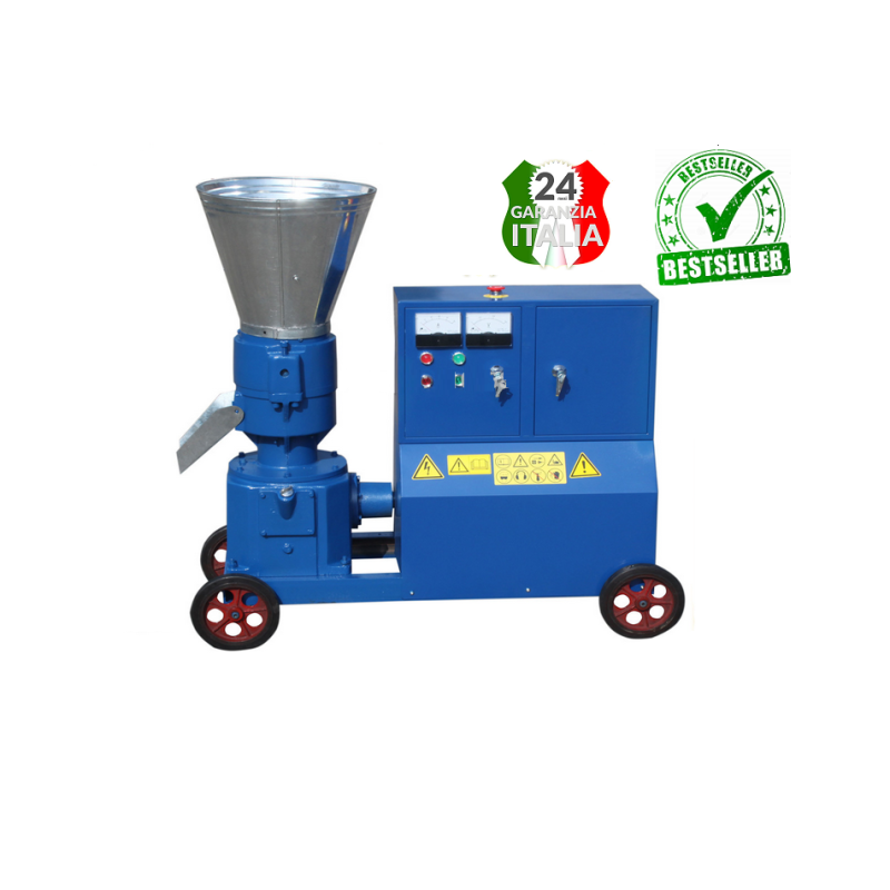 Pellettatrice Monofase 220 Volt. corrente domestica
