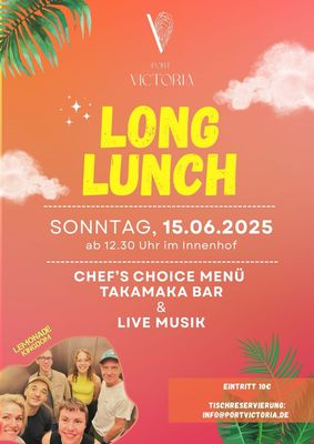 Long Lunch im Innenhof vom Port Victoria