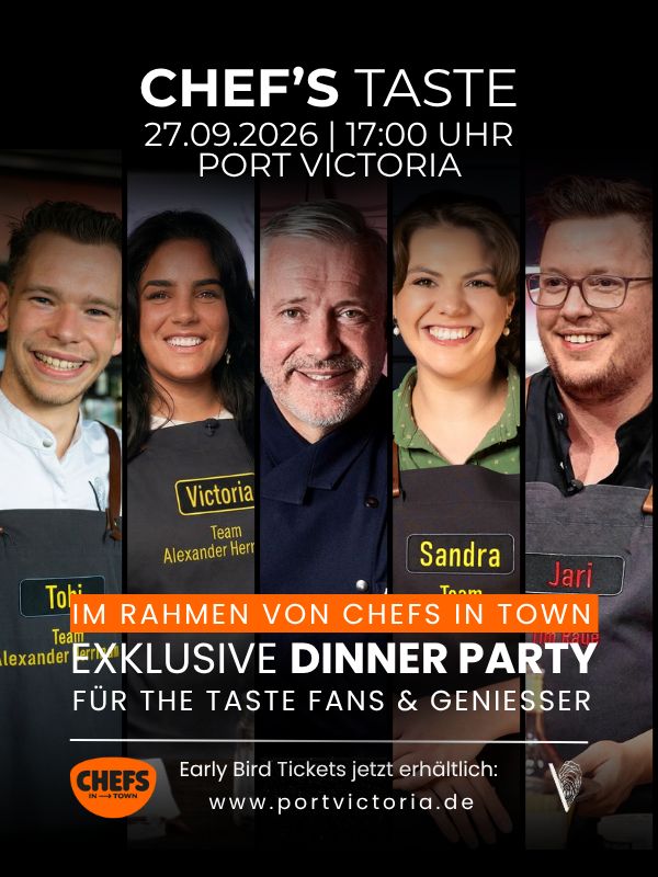 Chefs Taste Event - Early Bird Special für 119 EUR.