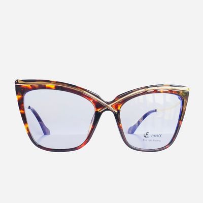 Animal Print Cat-eyed Frame