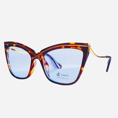 Animal Print Cat-eyed Frame
