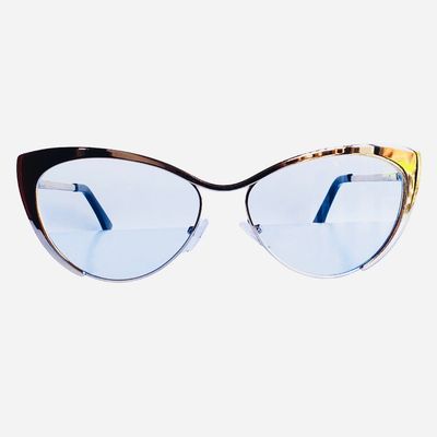 Black | Silver Cat-Eyed Frame