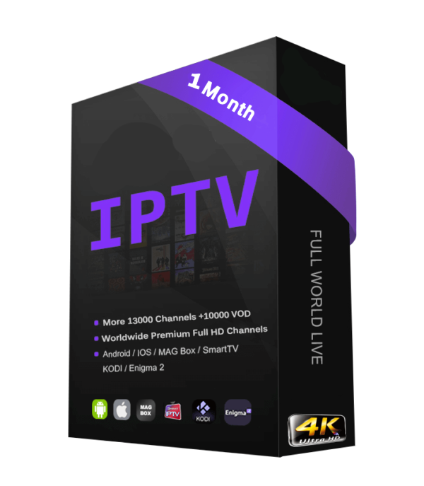 IPTV STANDARD PALN 1 MONTH