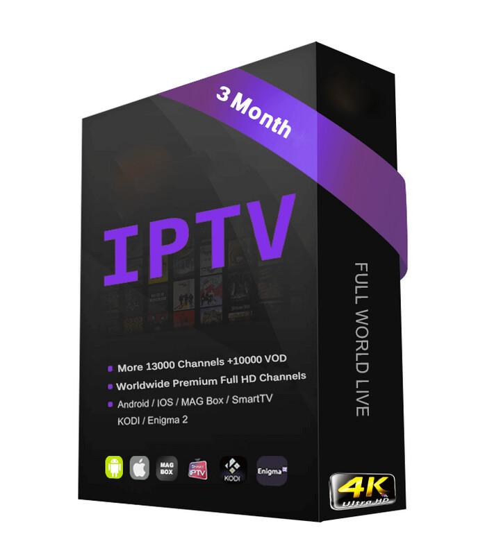 IPTV STANDARD PALN 3 MONTHS