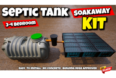 3-4 Bedroom Septic Tank Kit