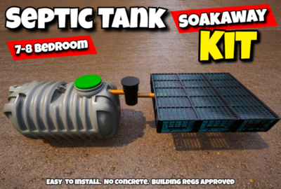 7-8 Bedroom Septic Tank Kit