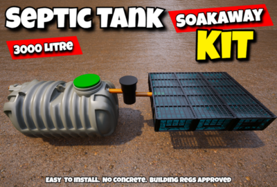 3000 Litre Septic Tank Kit