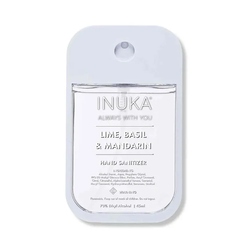 Lime, Basil &amp; Mandarin Hand Sanitizer 45ml