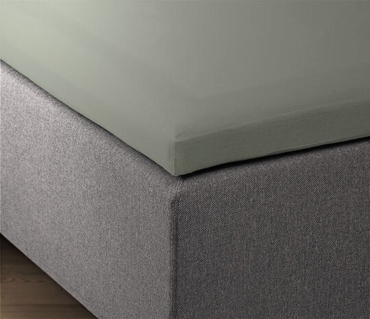 Suite Sheets Topper Hoeslaken Katoen Grijs 160X200