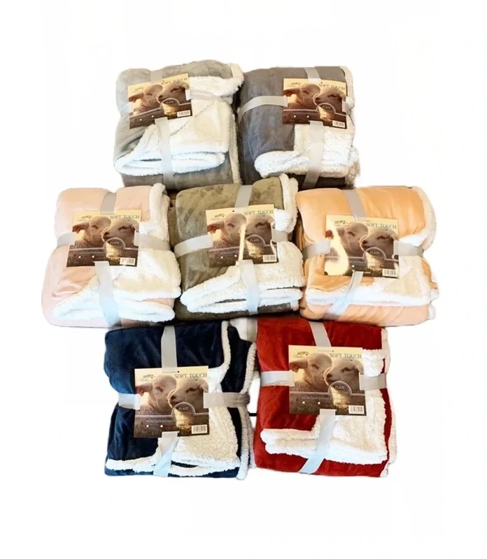 Fleecedekens Beau Maison 200X220 in diverse kleuren