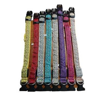 Halsband met Licht leopard print-diverse maten