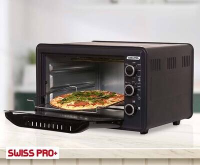 Elektrische Oven Swiss Pro+  1500W - Voor Al je Ovenschotels, Pizza&#39;s, Taarten &amp; Meer!