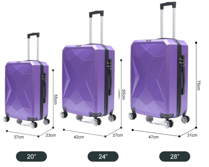 Koffers los Traveleo Babij ABS03 verkrijgbaar in 5 Kleuren