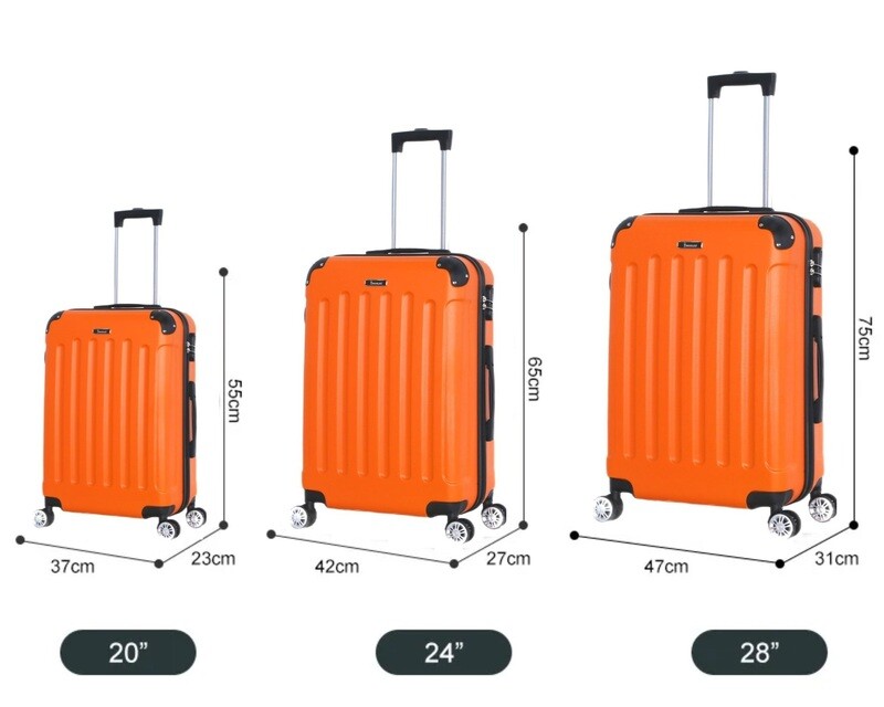Koffers los Traveleo Babij ABS01 verkrijgbaar in 5 Kleuren
