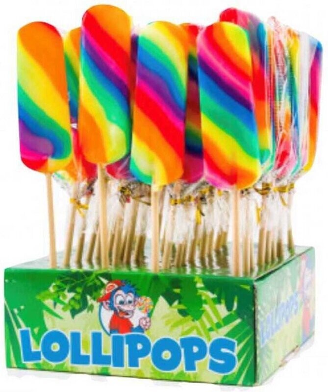 Lange Lolly Regenboog 10,5cm 40g