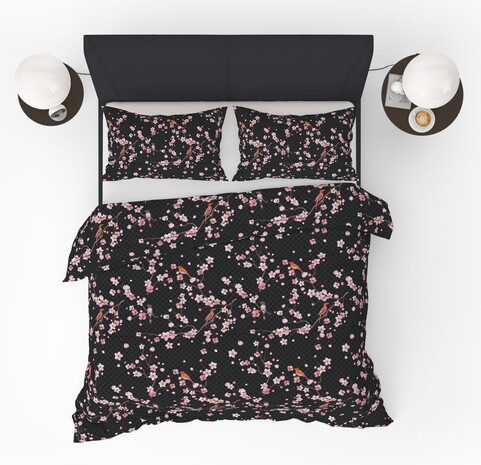 Dekbedovertrek Refined Bedding Japon Black