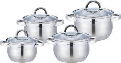 Pannenset Cheffinger CF-SS8 8-delig