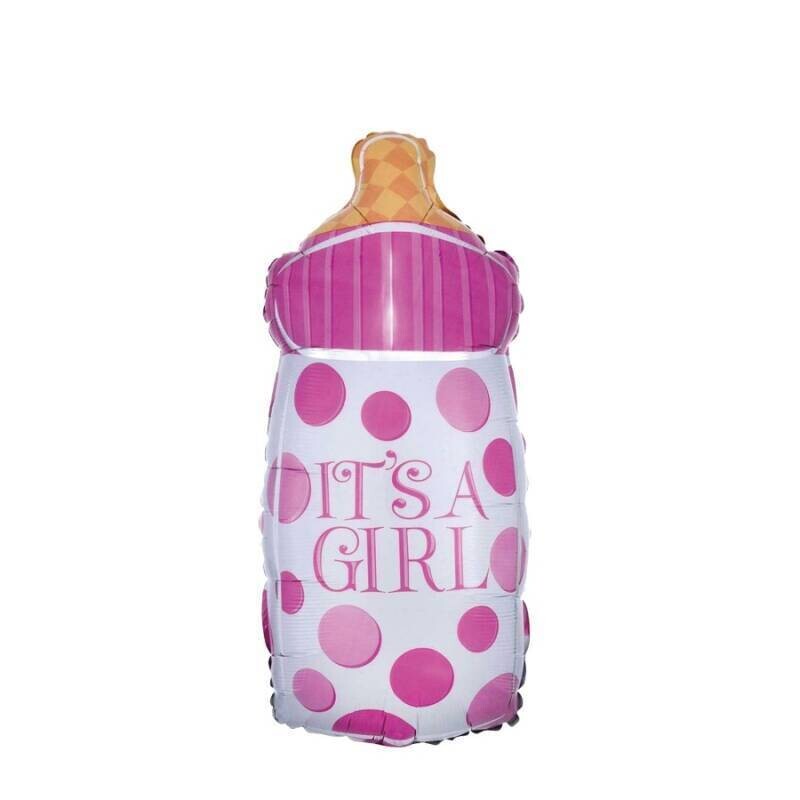 Ballon Babyfles It&#39;s A girl 44x82cm