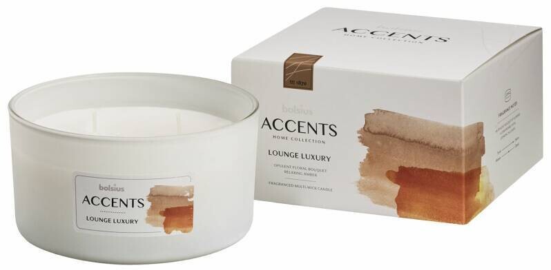 Bolsius Geurglas Accents Multi Lont Lounge Luxury 75/137mm