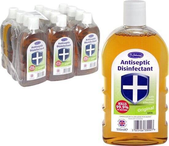 Dr Johnson&#39;s Original Desinfectant Desinfectie 500ml.