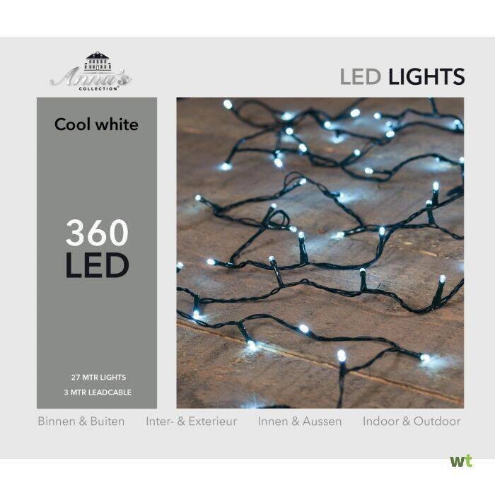 Kerstverlichting 360 LED s wit Anna&#39;s Collection