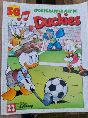 Donald Duck 50 sportgrappen met de duckies nr 22
