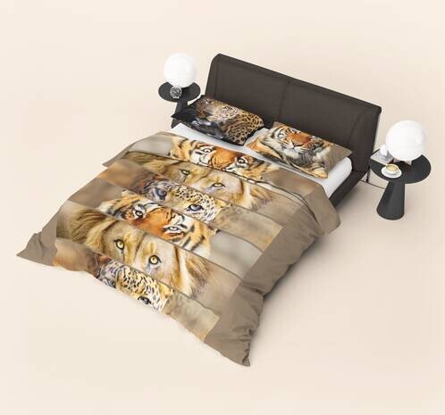 Dekbedovertrek Refined Bedding Big Cats