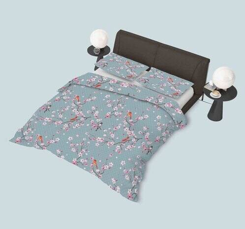 Dekbedovertrek Refined Bedding Japon Blue