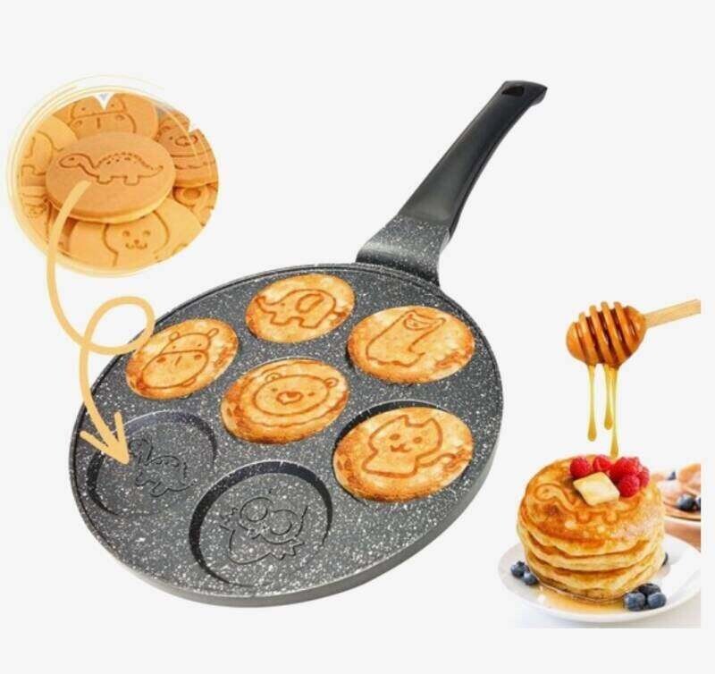 Pannenkoekenpan boerderijdieren 26 cm