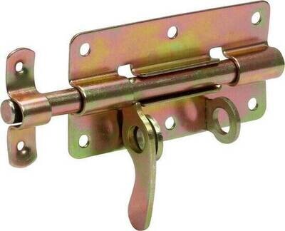 Starx grendel met slotoog - 100 mm - Gebichromatiseerd