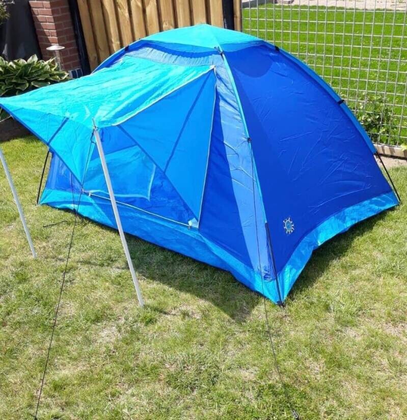 Tent 2-persoons blauw
