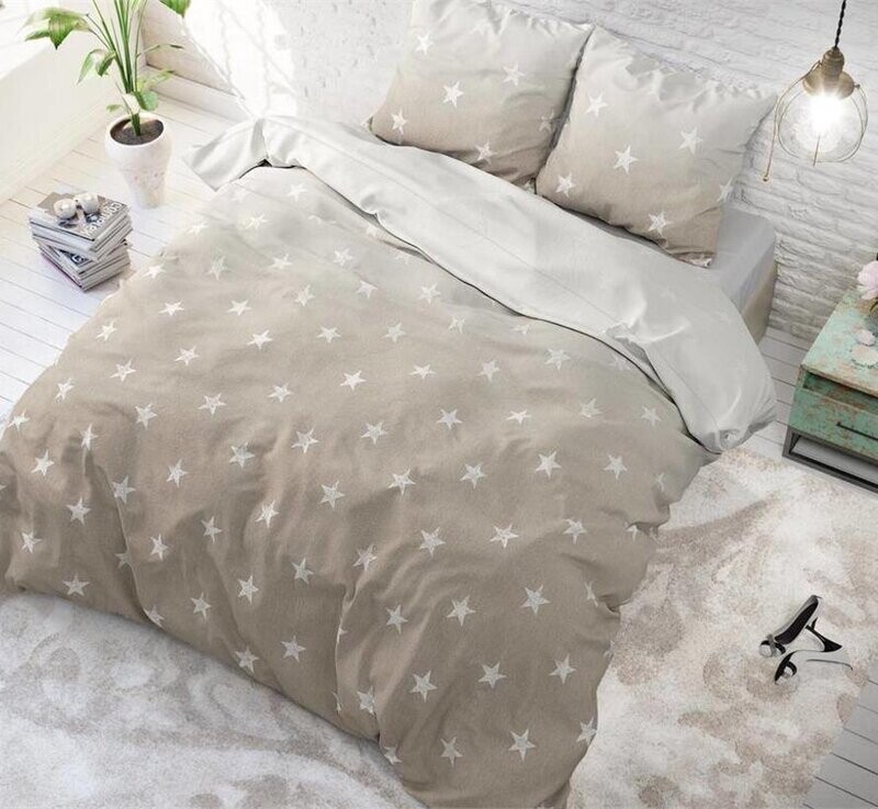 Dekbedovertrek Twinkle Stars sand