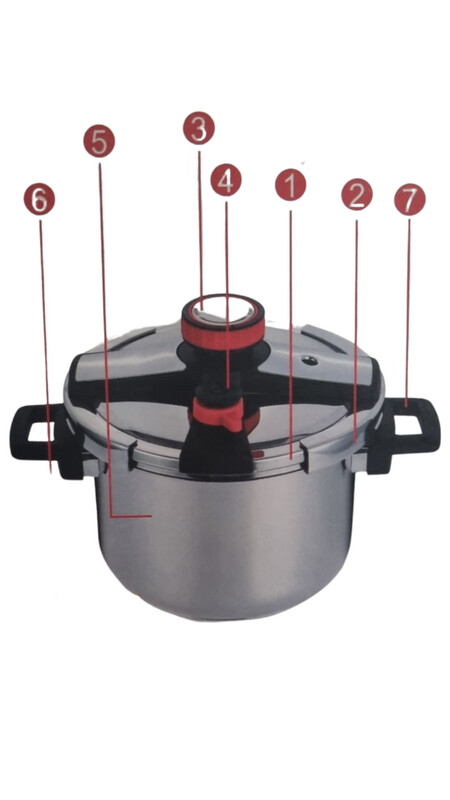 Snelkookpan Swiss Line 10 Liter
